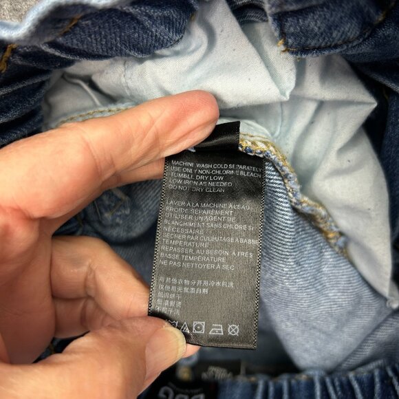 BDG Pull On Mom Jean Shorts Women's Size Small High Waist Medium Wash Denim - Picture 4 of 9